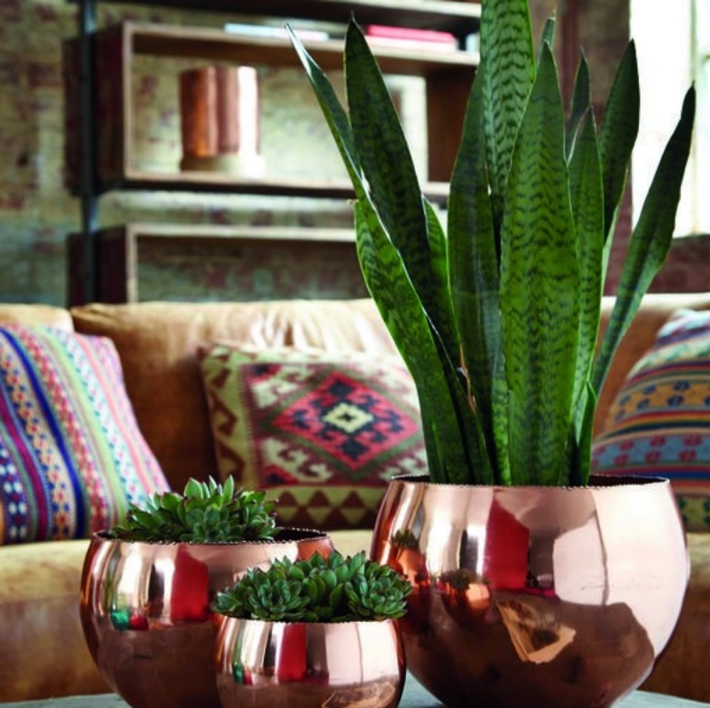 Vintage Copper Planter Pot
